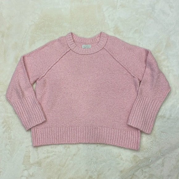 Lucky Brand Pale Pink Boucle Sweater - Picture 1 of 3